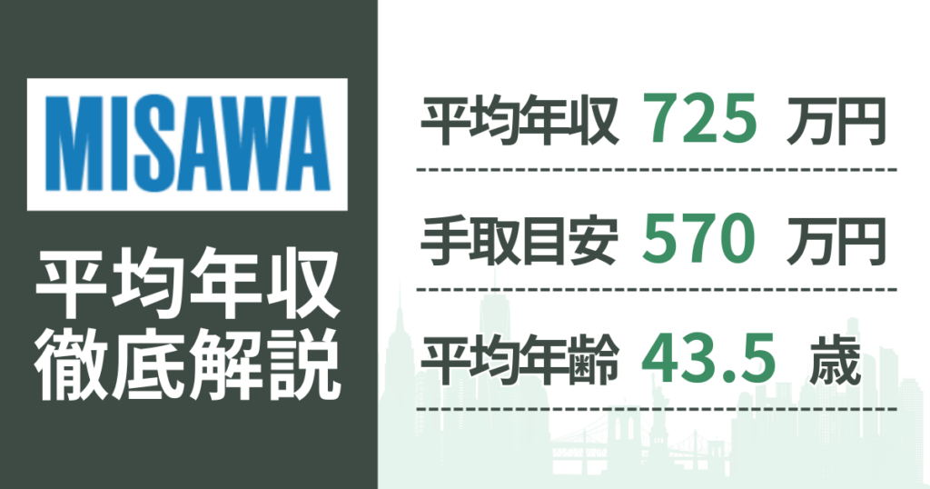 【2026年版】ミサワホームの平均年収は約725万円｜役職・年齢別の給与・初任給・ボーナス制度を解説